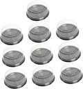 10pcs Clear Round Cake Boxes with Lid Portable Cake Carrier for Baking Birthday Box for Transport and Storage and Design