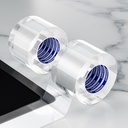 Waterproof Caulk Tape Sealant Strip – for Kitchen Caulking,Oil Proof,Self-Adhesive Tape for Toilet Seal,Bathtub Sealant–Bathroom Clear Caulk,2inx9.84FT,2Roll,PVC-for Window Sealing Well