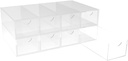 FixtureDisplays® 13" W x 8" D x 5" H Plaxiglass Acrylic 8 Drawer Yogurt Topping Dispenser 100972NEW-NPF