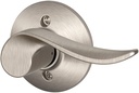SCHLAGE Lock Company Sacramento Right Handed Lever Non-Turning Lock, Satin Nickel (F170 SAC 619 RH), Pack of 1