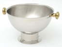 HUBERT Punch Bowl with Handles 14 Quart Stainless Steel