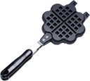 Kitchen Non-Stick Waffles Maker Machine Baking Mold Pan Bubble Egg Cake Oven Breakfast Gas Stove Use(D)