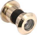 First Watch Security Jumbo Door Viewer 180 Degrees Polished Brass - Solid Brass Finish