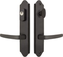 Tuscany by FPL- Solid Brass Active Trim Only Lever Set for Multipoint Lock, SC1 Keyway, Oil Rubbed Bronze