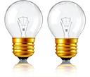 40 Watt Oven Light Bulb G45 E26 120V 500 Fahrenheit Heat Resistant Appliance Bulbs Replacement for Oven, Refrigerator, Microwave-360 Lumens Incandescent Blubs-2700K Warm White Dimmable (Pack of 2)