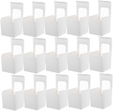 40Pcs Cupcake Boxes with Window Lids and Inserts Individual Cupcake Holders for for Weddings Birthdays Showers and Parties White