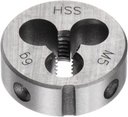 uxcell Round Threading Dies, Metric M5 x 0.8 Thread (Right Hand), High Speed Steel (HSS) Screw Cutting Die Repair Tool
