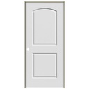 National Door Company ZZ365039R Solid Core, Molded, 2-Panel Archtop, Right Hand, Prehung Interior Single Door, 36" x 80" on 6-9/16" Jamb, MDF