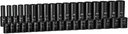 Capri Tools 1/2 in. Drive Shallow and Deep Impact Socket Set, Metric, 10 to 27 mm, 36-Piece