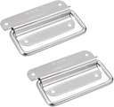 Chest Handles Stainless Steel Large Size Pull Handles for Toolbox - 2pcs