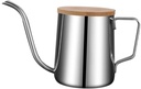 Hand Drip Coffee Pot Handheld Kettle Narrow Spout Non-stick Coating for Brewing Coffee Tea and Water Design