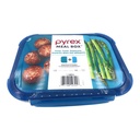 Pyrex Divided Glass Storage Rectangle 5.5 Cup, 1 Ea