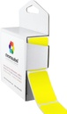 ChromaLabel 1 x 1.50 Inch Permanent Color Code Rectangle Labels, 250 Labels per Dispenser Box, Yellow