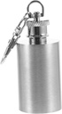 GLEAVI 1oz Stainless Steel Keychain Flask Mini Liquor for Outdoor Use Portable and Cute Accessory for Go Drinking