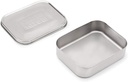 Stainless Steel Bento Box Lunch and Snack Container for Kids and Adults, 1 Compartment, 3 Cup Capacity, Color-Silver
