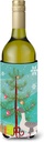 Caroline's Treasures BB9268LITERK Buff Grey Back Goose Christmas Wine Bottle Hugger, Teal Bottle Cooler Sleeve Hugger Machine Washable Collapsible Insulator Beverage Insulated Holder