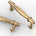 Asidrama 10 Pack 3.75 Inch(96mm) Dark Champagne Bronze Kitchen Cabinet Handles, Cabinet Pulls Kitchen Cabinet Hardware for Cupboard Drawer Pulls