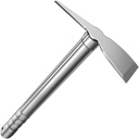 Kisangel Gardening Hoe Stainless Steel Hoe Garden Tool Weeding Tool Hand Pickaxe Gardening Shovel