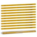 FOXBC Hacksaw Blade 12-inch Metal Cutting, 24 TPI, Bi-Metal M42, 10-Pack