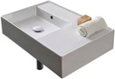 Scarabeo 5114-No Hole Teorema 2.0 Bathroom Sink, One Size, White