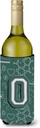 Caroline's Treasures CJ2010-OLITERK Letter O Back to School Initial Wine Bottle Hugger Bottle Cooler Sleeve Hugger Machine Washable Collapsible Insulator Beverage Insulated Holder