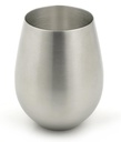 (BIG SALE) 73345 Brushed Stainless Steel Tumbler/Glass Cup/Wine Glass