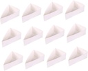 20Pcs Triangle Cake Wrapping Boxes Pastry Containers for Cupcakes Cookies and Cakes Easy Assembly for and Baking Needs