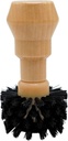 MIAO JIN Wood Coffee Brush Filter Basket Espresso Machine Portafilter Cleansing Brush Suitable for 49-54cm Portafilter Basket Professional Coffee Cleaning Tools