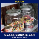 Dulton CH00-H05 Glass Cookie Jar, 2.7 gal (7 L), Showing, Storage Container, Dry Food, Height 11.6 inches (295 mm), Width 8.3 inches (210 mm), Depth 8.3 inches (210 mm)