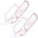 Garneck 2pcs Stackable Refrigerator Beverage Storage Rack Organize Drinks Beer and Vegetables Efficiently Your Fridge Space-saving Design for Neat Food Storage