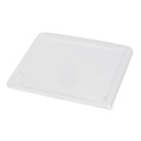 Restaurantware-LIDS ONLY: 8.6 x 7.2 x 0.8 Inch Clear Lids For Bento Boxes, 50 Disposable Container Lids - Bento Boxes Sold Separately, Tight Seal, Clear Plastic Lids, Ideal For Take Out