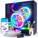 GUPUP LED Lights Strip 100 FT, LED Lights for Bedroom 100ft, RGB Rope Light for Room, Bluetooth APP Control,Color Changing Strip, Sync with Music,para Cuarto, for Bedroom Home Party Decoration