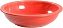 Fiesta® 32oz Individual Pasta Bowl | ScarletFiesta® Individual Pasta Bowl, 8.375" (32oz) – Durable Ceramic, Lead-Free, Dishwasher/Microwave/Oven Safe – Made in USA Dinnerware - Scarlet