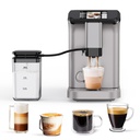 8 in 1 Automatic Espresso Machine Coffee Maker, 20 Bar Pressur & 15 Grind Settings, Cappuccino Latte Americano Machine with Milk Frother for Home/Office