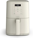 BELLA Digital Air Fryer, 4Qt XL Basket, Ceramic Nonstick, 1300W, 6 Presets, Cool-Touch Handle, Compact Slim Design, Oatmilk