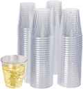 Craft And Party, 1oz 100 pcs Premium Clear Shot Glasses. Disposable Clear Cups for Wine Tasting, Vodka, Whiskey, jelly shot, sample Cups For Party and Gathering. (100, 1oz)
