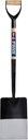 Spear & Jackson 1307CTP Neverbend Professional Heavy Duty Spade, Black