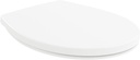 Villeroy & Boch O.novo Toilet Seat - White Glossy Toilet Lid with Soft-Close Mechanism - Removable, Shatterproof Toilet Seat Made of Duroplast - Elegant, Oval Toilet Lid - Original Replacement Part