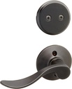 Schlage F94ACC622LH Matte Black Accent Lever Left Handed Dummy Interior Pack from The F-Series