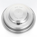 58mm Portafilter Basket, Double Layer Stainless Steel Coffee Filter, 1-Cup 58mm Portafilter Basket Pressurized Porous Filter for Coffee Machine Replacement Accessories