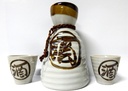 Authentic Ceramic 3 Piece Sake Set - Made in Japan