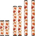Thankgiving Decor Refrigerator Holder Handle Cover Set of 6,Anti-Skid Fridge Door Handle Covers Kitchen Appliance Decoration Handles for Oven Dishwasher Cabinet,Autumn Fall Maple Leaf