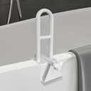 Bathtub Safety Rail Adjustable Shower Grab Bar - White Medical Bathtub Handle Grab Bars for Bathroom, Safety Handle Rail Heavy Duty for Seniors and Elderly