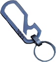 Ultralight Aviation Titanium Anti-Lost Carabiner Multitool Bottle Opener Creative Keychain 26mm Titanium Key Ring