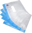 Food Vacuum Bag, 10pcs 22x21cm Kitchen Household Transparent Vacuum Sealer Bag with Composition Material, Reusable, for Food Storage