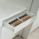 Rolling Coffee Pod Drawer,Coffee Pot Storage Capsule Holder Under Drawer Storage Tray Coffee Capsule Holder For 25 Capsules