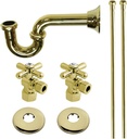 Kingston Brass KPK102P Trimscape Traditional Plumbing Sink Trim Kit with P-Trap in Polished Brass