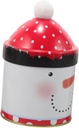 Box Hat Storage Jar Tabletop Decor Desktop Decoration Candy Case Candy Jar Cookie Jar Snack Storage Christmas Candy Case Holiday Baskets Candy Containers Candy Tins Metal
