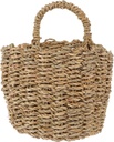 Hanging Storage Bins Woven Rattan Basket for Kitchen Wall Hanging Storage Basket Ginger Garlic Design