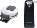 Cuisinart Classic Maker, Round Waffle, Silver & CCO-50BKN Deluxe Electric Can Opener, Black